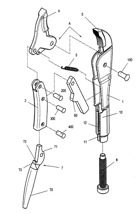 Patent US20130239759 - Simple structure of locking pliers for releasing and opening handles and ...