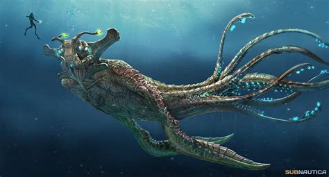 Subnautica: Sea Emperor concept art by Pat Presley | Subnautica creatures, Subnautica concept ...