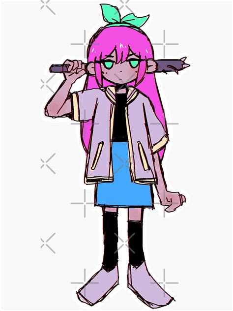 "OMORI Aubrey" Sticker by kaejun | Redbubble