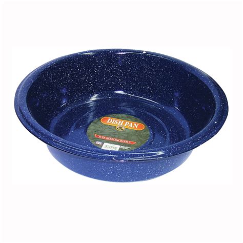 Granite Ware F6414-6 Dish Pan, 10 qt Volume, Steel, Blue,...