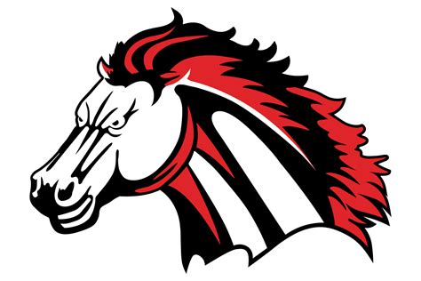 Carrollton Creekview Mustangs - Texas HS Logo Project