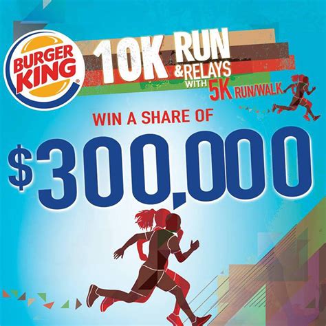 Participate with Us! Run or Walk - Burger King - My Deals Today