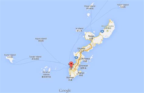 Where is Naha on map Okinawa