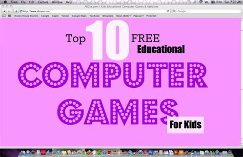 The Unlikely Homeschool: Top 10 FREE Educational Computer Games for Kids