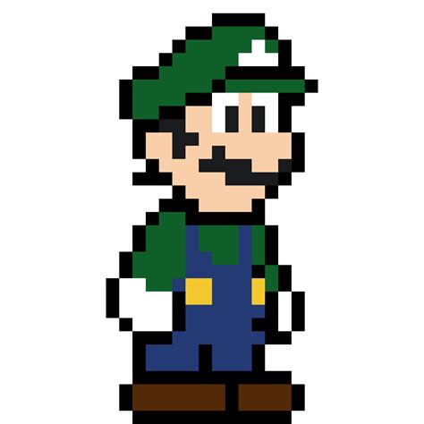 Luigi (Super Mario Bros) | Punto de cruz de marvel, Lienzo de harry ...