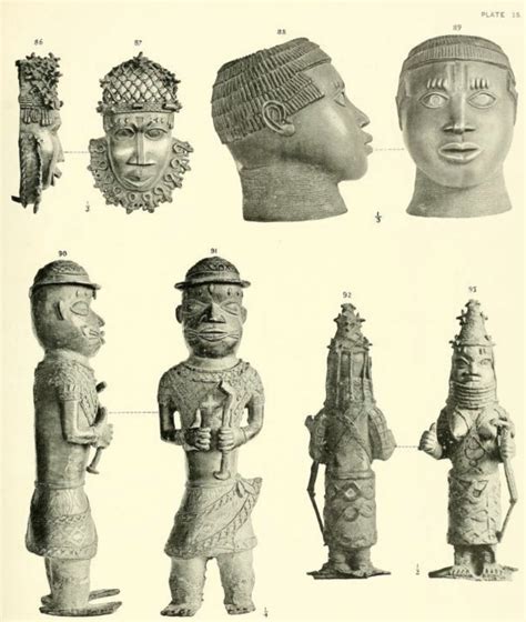 A screenshot from the publication Antique works of art from Benin by ...