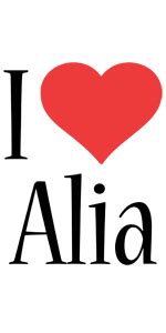 Alia Logo | Name Logo Generator - Kiddo, I Love, Colors Style