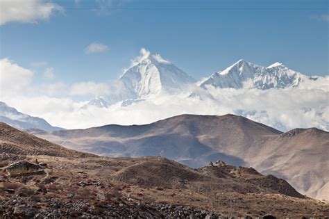 Dhaulagiri Summit In The Late Afternoon Nepal Stock Photo - Download Image Now - Annapurna ...