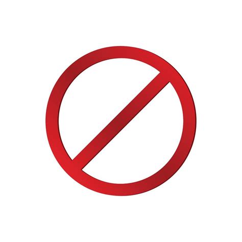 Red cancelled sign.Round block symbol 22177014 Vector Art at Vecteezy