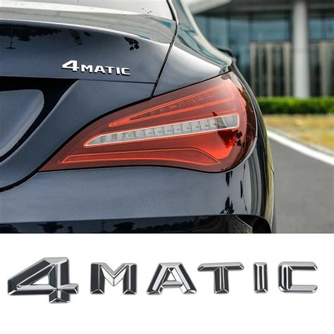 4MATIC Logo Insignia Sticker Decoration Car Styling For Mercedes Benz ...