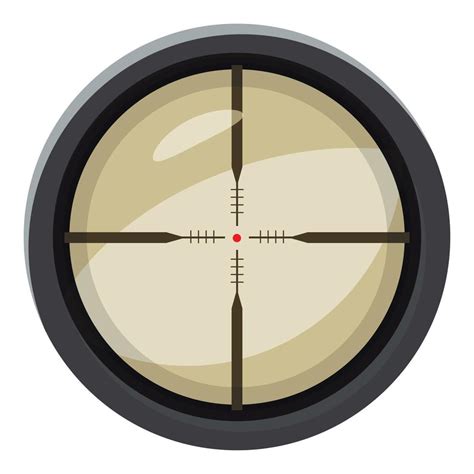 Target icon, cartoon style 15211832 Vector Art at Vecteezy