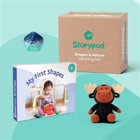 Shapes & Nature Learning Set for the Storypod Audio System - Set 3