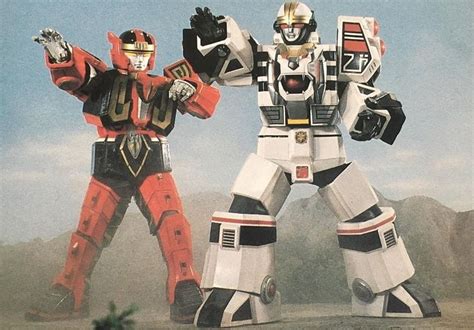 Red Dragon Thunderzord & White Tigerzord In Warrior Mode | Power rangers megazord, Power rangers ...