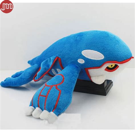 OHMETOY New Kyogre Plush Doll Anime Kids Toys Gifts Blue 37cm ...