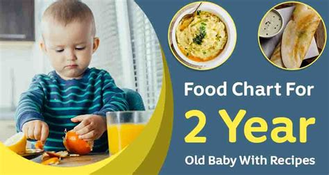 2 Year Old Baby Food Chart, Food Menu With Recipe | Meal Plan & Time Table