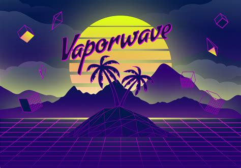 Vaporwave Background Illustration - Download Free Vectors, Clipart Graphics & Vector Art