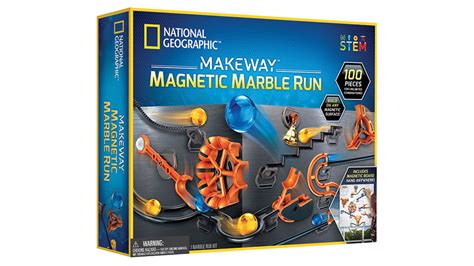 Top Toys: National Geographic 100-piece Makeway Magnetic Marble Run