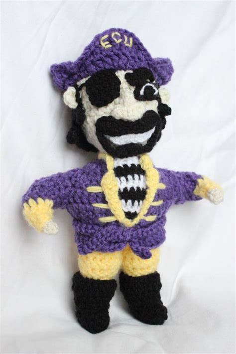 ECU Pirates DOLL - PeeDee Inspired Pirate Doll - East Carolina ...