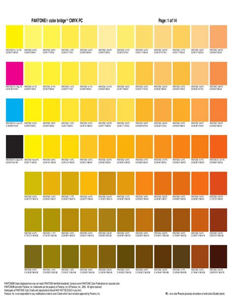 Pantone To Cmyk Conversion Chart Color Pdf | Wyvr Robtowner