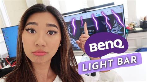 BENQ Screen Bar Monitor Lamp Review | NO GLARE Desk Lamp that Auto Adjusts the light on its own ...