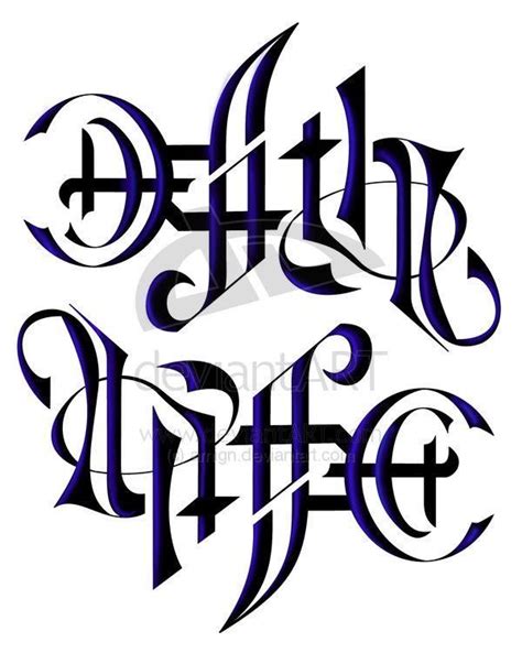 we're all mad here | Ambigram tattoo, Life death tattoo, Ambigram