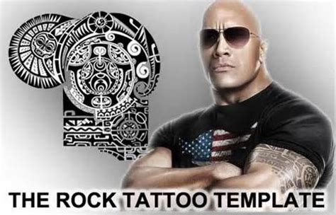 The Rock Tattoo Template | Tattoo Inspiration