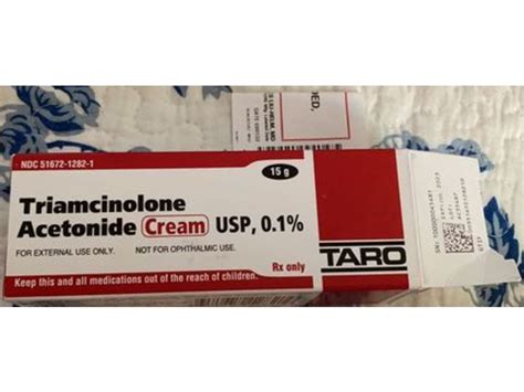 Triamcinolone Acetonide Cream Usp, 0.1%, 15 g Taro (RX) Ingredients and Reviews