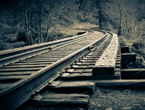 Old Train Track Bridge Over Mashel River Eatonville, Washington Stock Photo - Image of urban ...