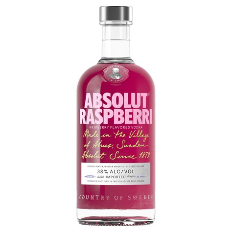 Absolut Raspberri - Raspberry Flavoured Vodka 70cl | Vodka | Iceland Foods