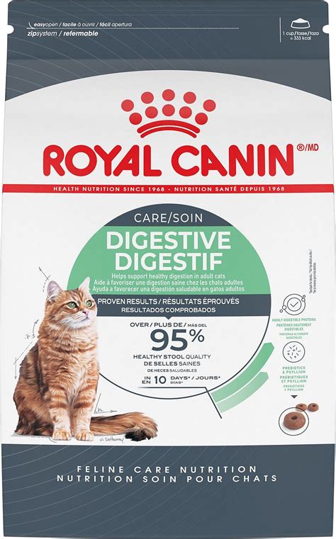 ROYAL CANIN Feline Digestive Care Dry Cat Food, 3-lb bag - Chewy.com