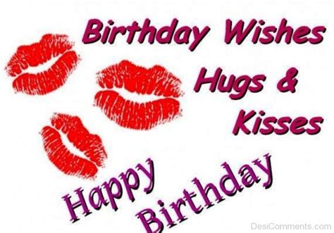 Birthday Wishes Hugs And Wishes - Desi Comments