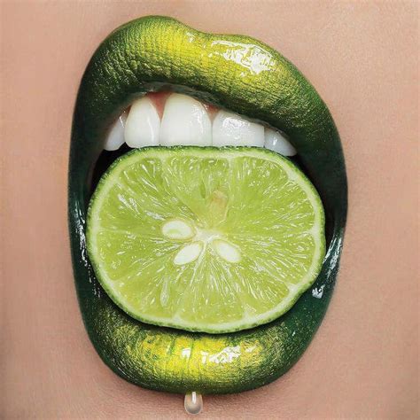 Lime Lips Canvas Art by Vlada Haggerty | iCanvas #more | Lip art makeup, Lipstick art, Lips drawing