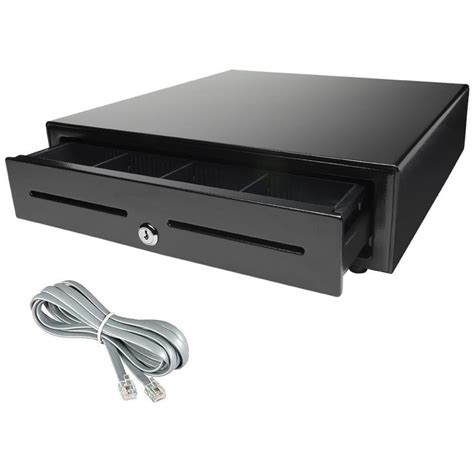 QuickBooks POS Cash Drawer 16" x 16" (Black) | SWDiscounter