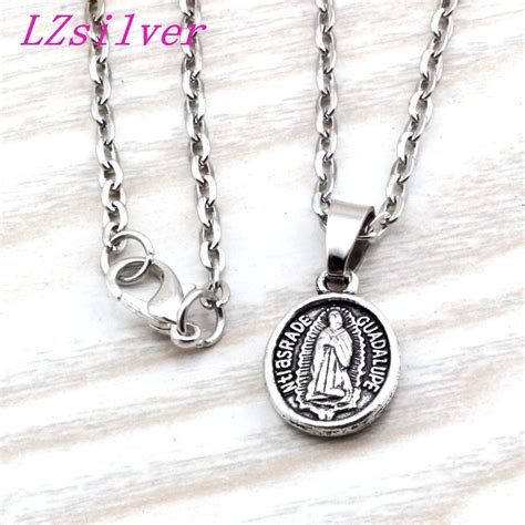 50pcs ST.JUDE Antique Silver Religious Pendant Necklaces 20 inches ...