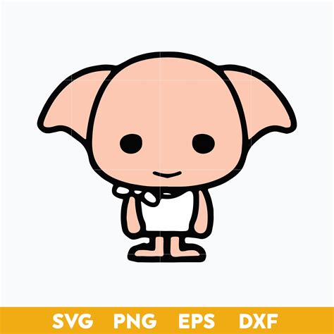 Dobby SVG, Harry Potter Character SVG, Movies SVG PNG DXF EP | Inspire ...