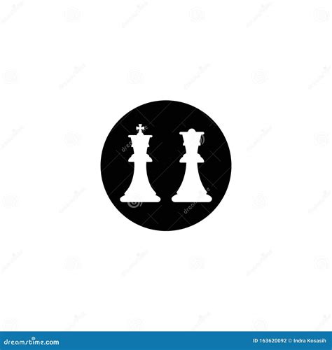 Vector Chess Piece Set for Logo Design,king and Queen Icon Illustration ...