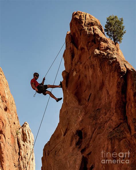 Rock Climbing at Garden of the Gods Photograph by Jennifer Mitchell ...