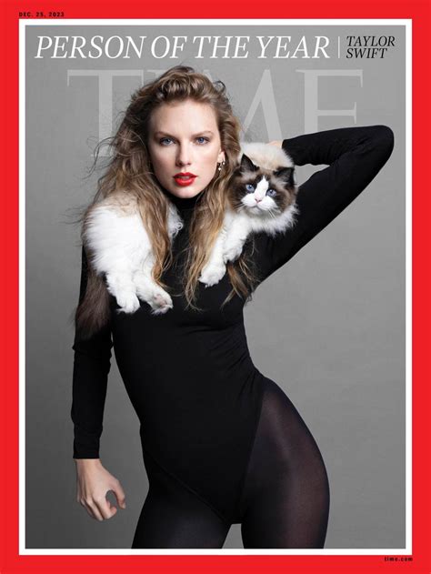 Taylor Swift's cat Benjamin Button lands first magazine cover for Time's Person of the Year