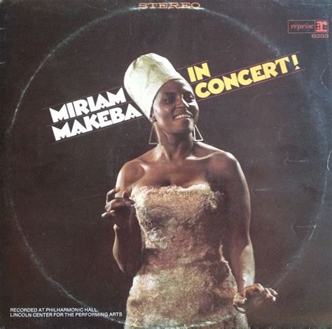 Miriam Makeba – In Concert (1968, Vinyl) - Discogs