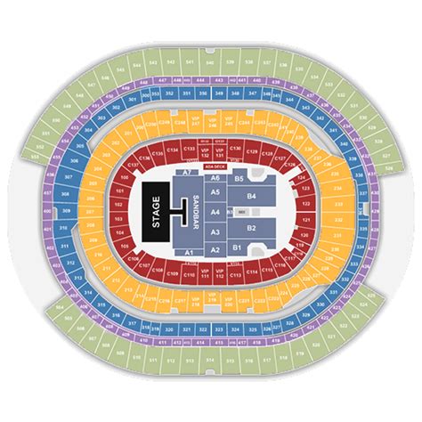 Sofi Stadium Taylor Swift Seating Map - Printable Maps Online