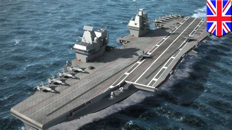 New British aircraft carrier HMS Queen Elizabeth to be the world's second largest carrier ...