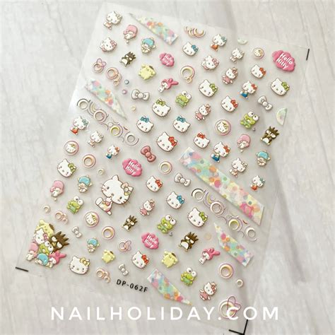 5D Hello Kitty Nail Sticker