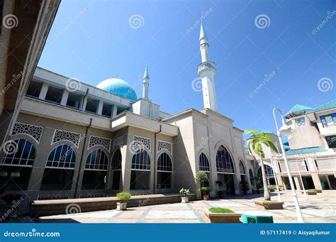 Sultan Haji Ahmad Shah Mosque a.k.a UIA Mosque in Gombak, Malaysia Stock Image - Image of design ...