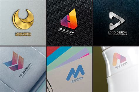 984 Modern Logo Shapes Graphic by toonsteb · Creative Fabrica