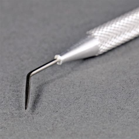 Needle Tool - Aluminium Angled Ultra Fine Tip - Precision De