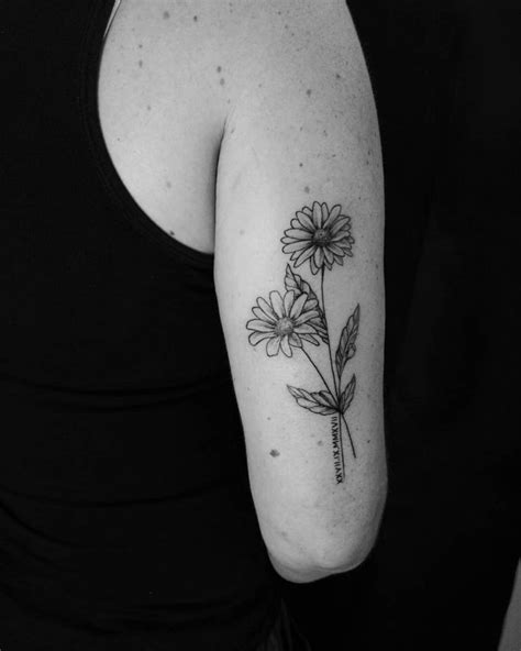 Beautiful Aster Flower Tattoo Ideas and Their Meaning