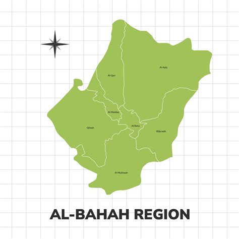 Al-Bahah Region map illustration. Map of the region in Saudi Arabia 36522065 Vector Art at Vecteezy