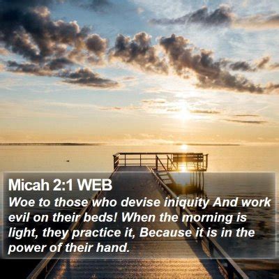 Micah 2 Scripture Images - Micah Chapter 2 WEB Bible Verse Pictures