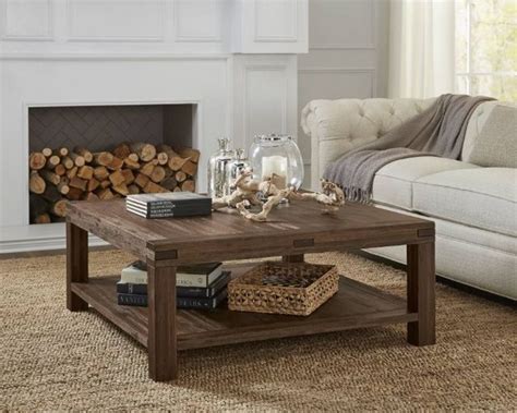 Modus Furniture Meadow Brick Brown Coffee Table | Colder's | Milwaukee Area
