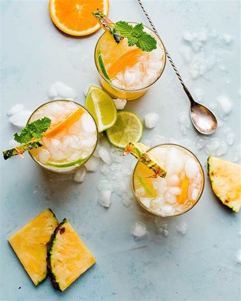 Boozy Pineapple, Orange And Ginger Beer Punch Recipe | The Feedfeed